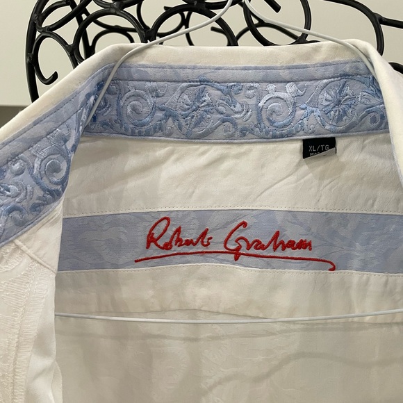 Robert Graham Men’s White Long Sleeved Shirt - Picture 2 of 8